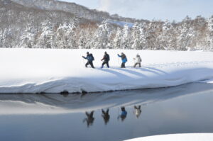 1月30・31日（土・日）開催「のんびりスキーハイキング＆湯治体験㏌銭川温泉」の下見（第一弾）に行ってきました。