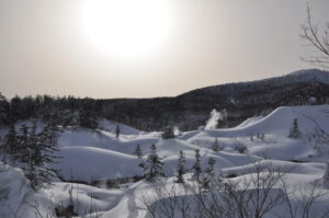 1月24日（日）開催「真冬の大泥火山in後生掛」の下見に行ってきました。