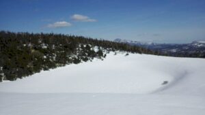 5/12　降雪の後　ふたたび雪原に