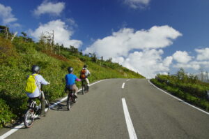 9月10日（土）環境省補助金事業「e-バイクで国立公園を走ろう＆自然観察」を開催しました。