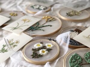 6月20日(土)・21日(日)「高山植物の壁掛け刺繍ワークショップ」