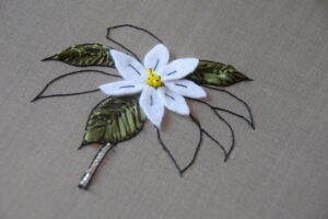 ６月２４日・２５日「刺繍で作る　高山植物の壁掛けワークショップ」開催しました