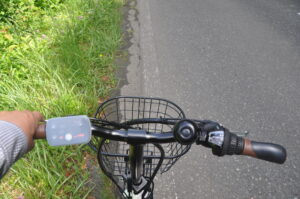 ７月８日（土）開催「e-bike」で国立公園を走ろう＆自然観察　　曽利滝・大場谷地コースの下見に行ってきました。