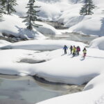 真冬の噴気地帯を歩く　【予約型スノートレッキング（スノーシュー）】②ロングコース「後生掛 大泥火山スノーシューツアー」