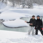 真冬の噴気地帯を歩く【予約型スノートレッキング（スノーシュー）】①ショートコース「後生掛 大湯沼スノーシューツアー」