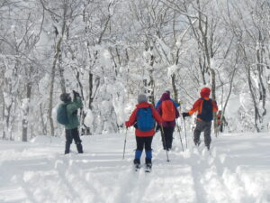 2月4日（日）「スキーハイクで冬山さんぽ　山毛森コース」を開催しました。