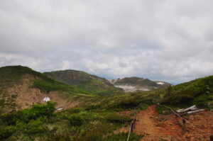 6月１６日開催「名残峠を桃色にそめるイワカガミ群落　秋田焼山トレッキング」の下見に行ってきました。