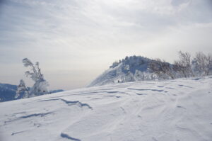 1／27冬山巡視「茶臼岳Ⅰ」快晴