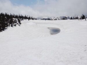 5/3　新雪 とけて