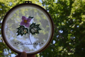 ６月２０日（土）・２１日（日）「高山植物の壁掛け刺繍ワークショップ」を開催しました。